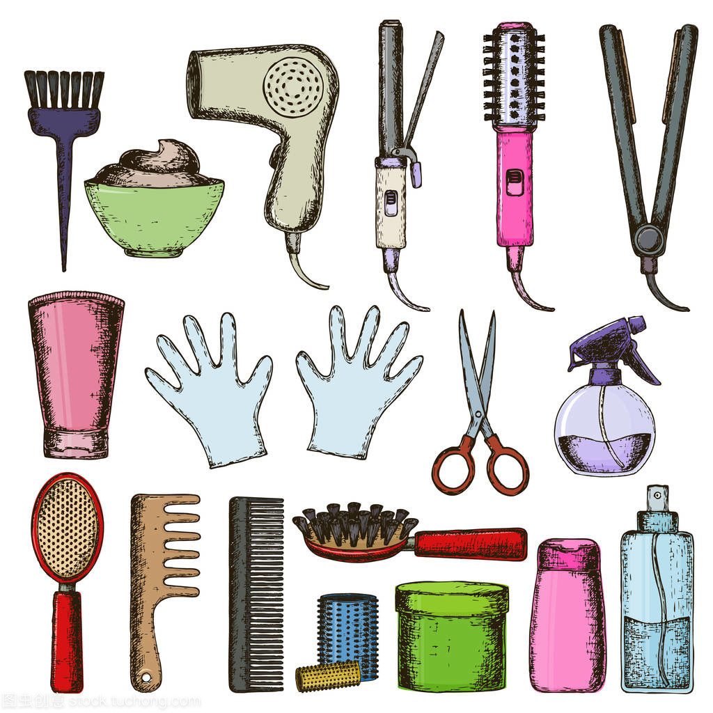 工具和头发护理产品
